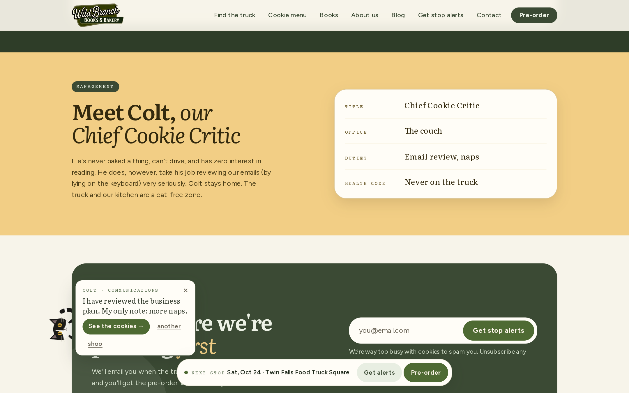 EXHIBIT C · COLT, CHIEF COOKIE CRITIC